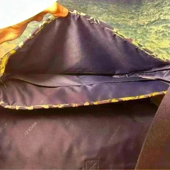 Vera Bradley Katalina Blues Floral Messenger Shoulder Backpack with Buckle - Picture 7 of 14